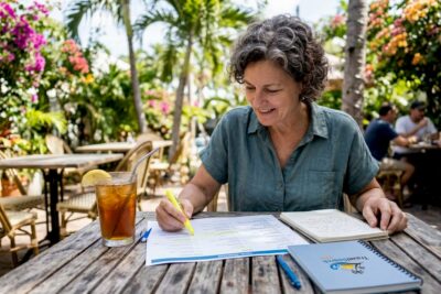 Destination expert planning family itinerary