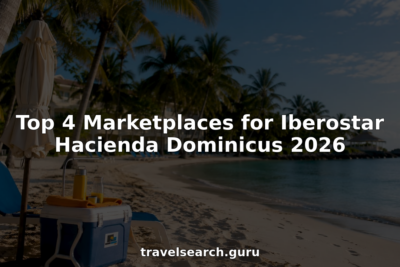 Beachfront view of Iberostar Hacienda Dominicus resort in sunshine