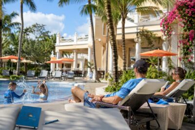 Front view of Hotel Riu Palace Bavaro resort exterior