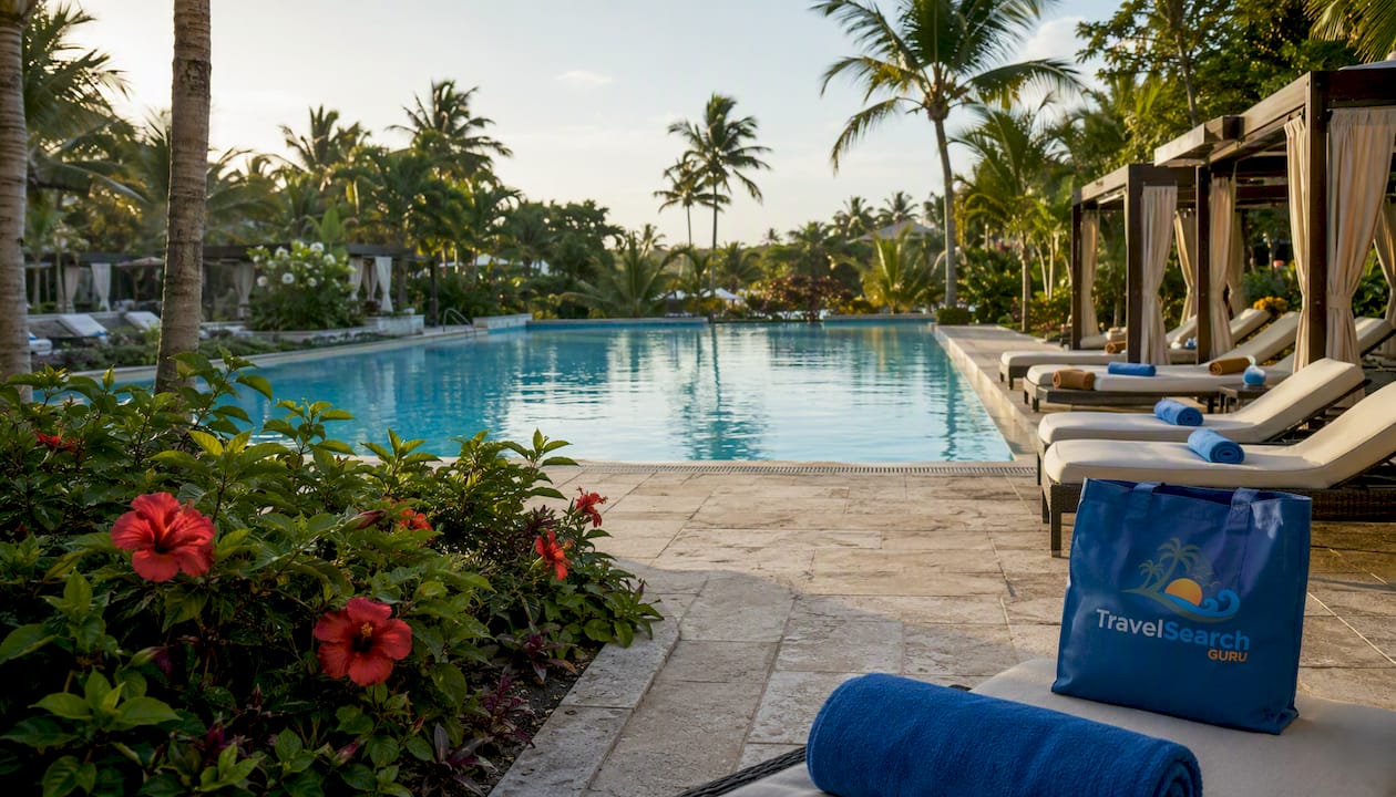 Excellence Punta Cana: The Honest Guide for Couples 1 Adults-only pool area at Excellence Punta Cana in sunshine