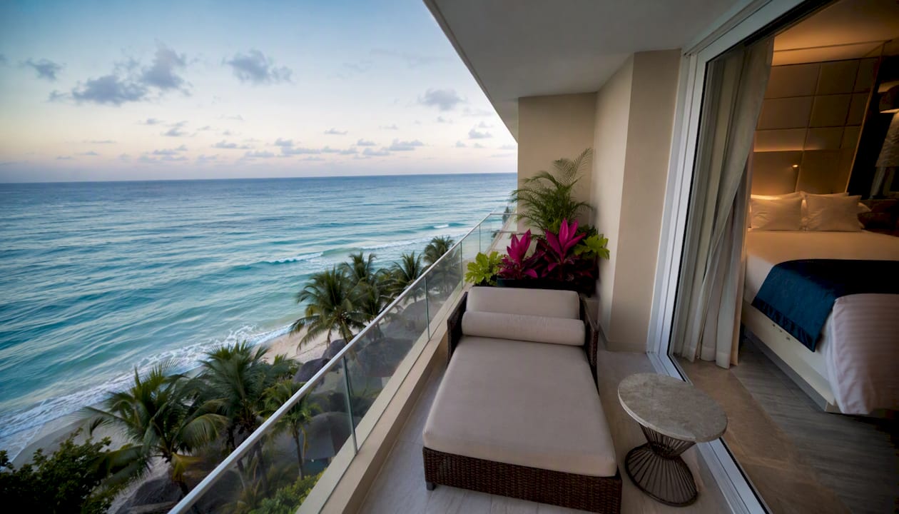Royalton Negril Resort: Reopening August 25, 2026 1 Ocean view suite terrace at Royalton Negril